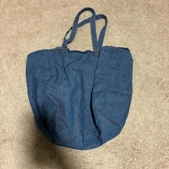 Handbags - Blue Denim Tote Bag
